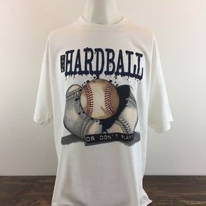 Jerzees "Play Hardball Or Don't Play" T-Shirt